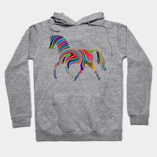 Kunst deign Perd Hoodie